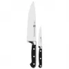 Faca doméstica ZWILLING 35645-000-0, lâmina em aço inoxidável, cabo preto, 420 × 95 mm