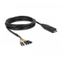 Cabo serial DeLOCK 63946 USB 2.0 Type-C 2m preto