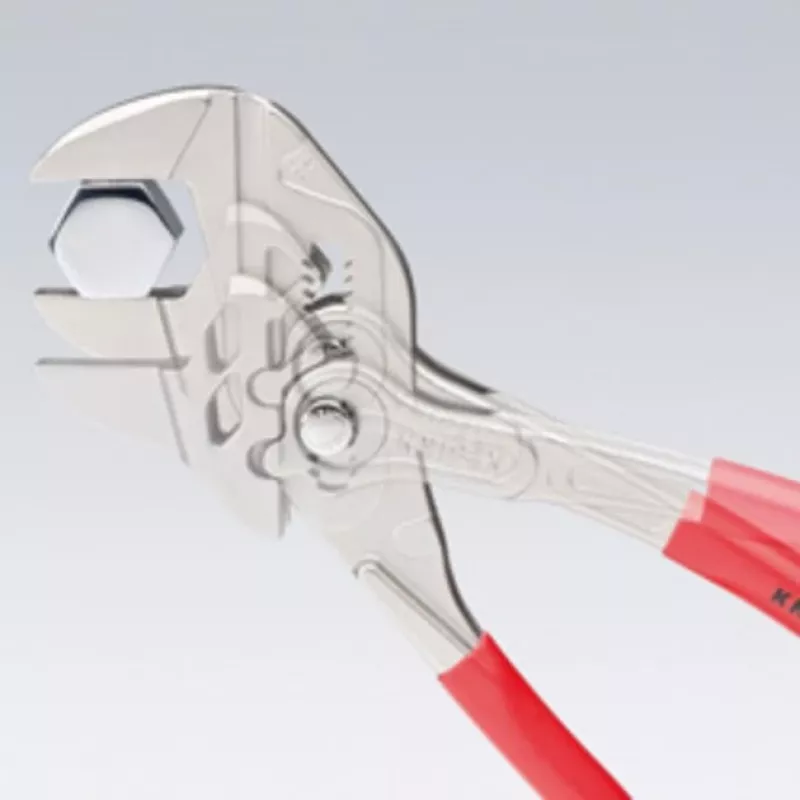 Chave-alicate Knipex 250 niquelado PVC mandíbulas polidas