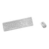 Teclado e rato finos CHERRY DW 9100 universal RF wireless + Bluetooth checo, eslovaco prateado