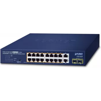 Switch não gerido PLANET GSD-2022P 16 portas 10/100/1000T PoE