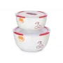 Conjunto de taças OURSSON BS4781RC/DC Redondo Cerâmica 3L Branco 2 unid.