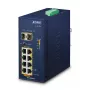 Switch não gerido PLANET IP30 Ind 8-P 10/100/1000T