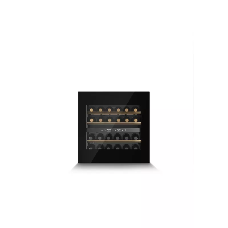 Frigorífico de vinho encastrável Caso WineDeluxe WD 24 — capacidade 24 garrafas, classe de eficiência energética F, preto