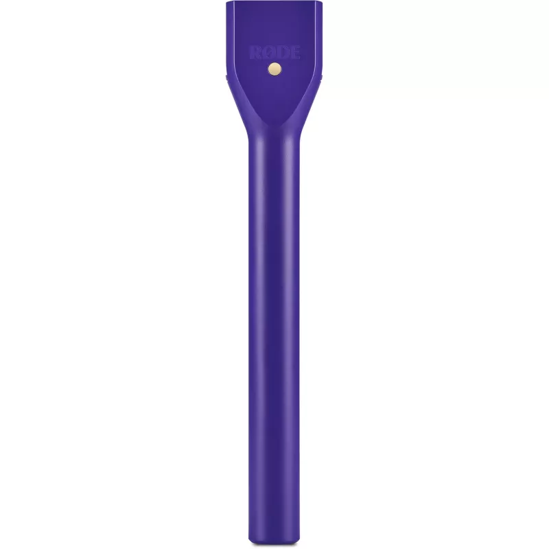 Capa para microfone (roxa) para Rode Interview GO Lavalier-Kit – acessório filtro pop/antivento