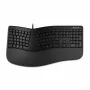 Teclado ergonómico layout BE Azerty preto layout BE