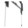 Suporte de parede B-Tech Elements Fixed 400 plano 65 polegadas preto azul máx. 50 kg