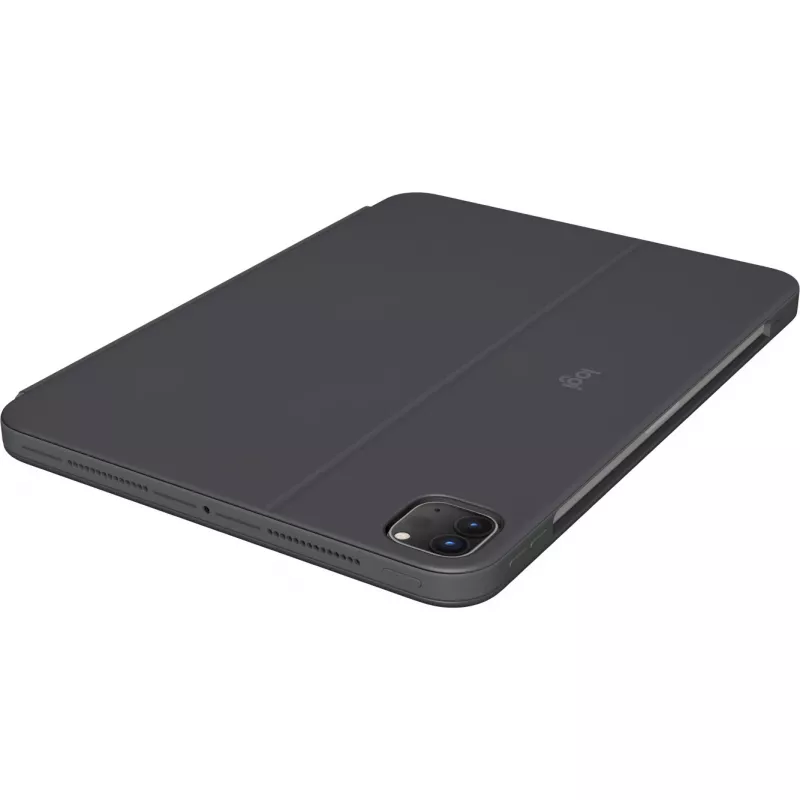 Teclado Logitech Combo Touch QWERTY dinamarquês finlandês norueguês sueco Smart Connector graphite