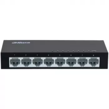Switch de rede DAHUA SF1008-EUR 8 portas 10/100 Mbit/s não gerido