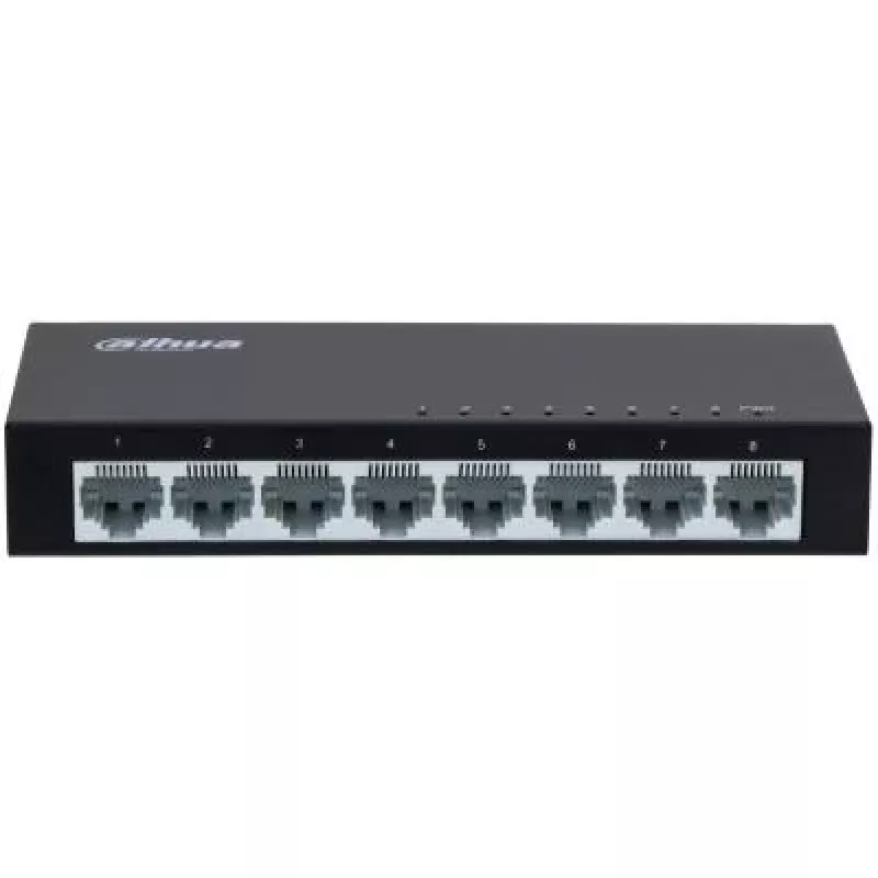 Switch de rede DAHUA SF1008-EUR 8 portas 10/100 Mbit/s não gerido
