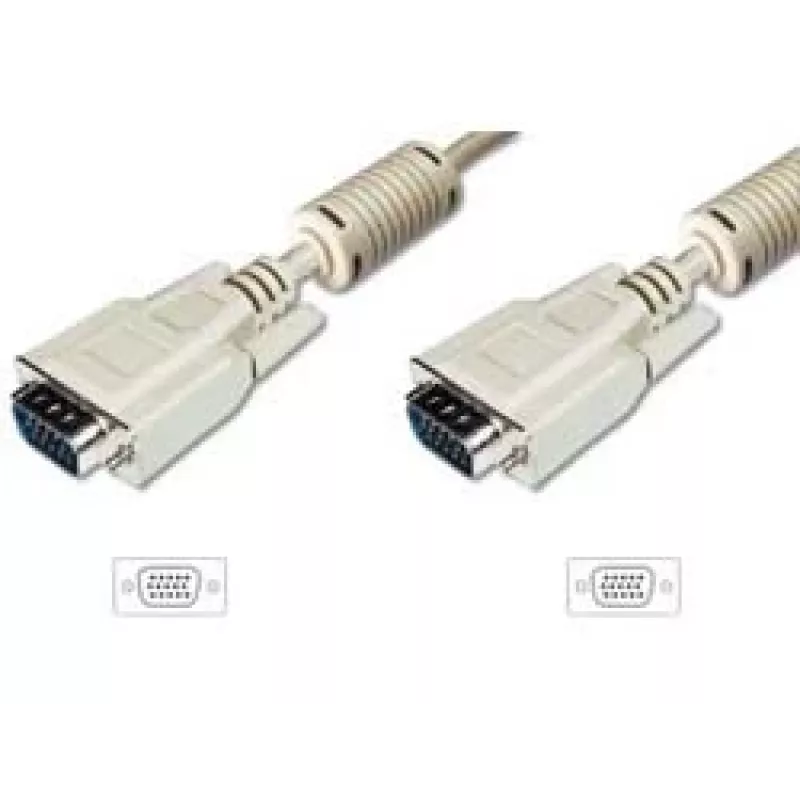Cabo de ligação VGA para monitor Digitus AK-310103-018-E
