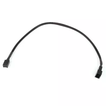 Cabo de extensão para ventoinha 3-Pin Alphacool 18686 — 30 cm, conector fêmea para conector macho