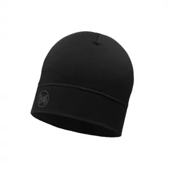 BUFF MERINO LEVE GORRO SOLID preto tamanho único gorro padrão