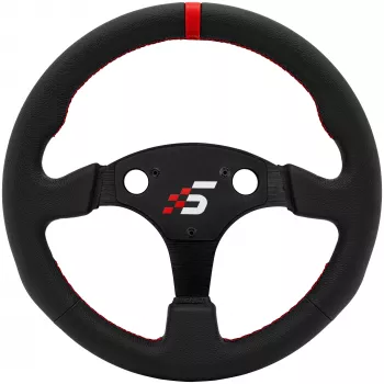 Volante Simagic P-330R sem Stroke (K), 330 mm – Pele