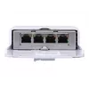 Comutador UBIQUITI NanoSwitch Gigabit Ethernet PoE, 4x Gigabit RJ-45, 4x portas PoE, orçamento de 36 W, 24 V DC