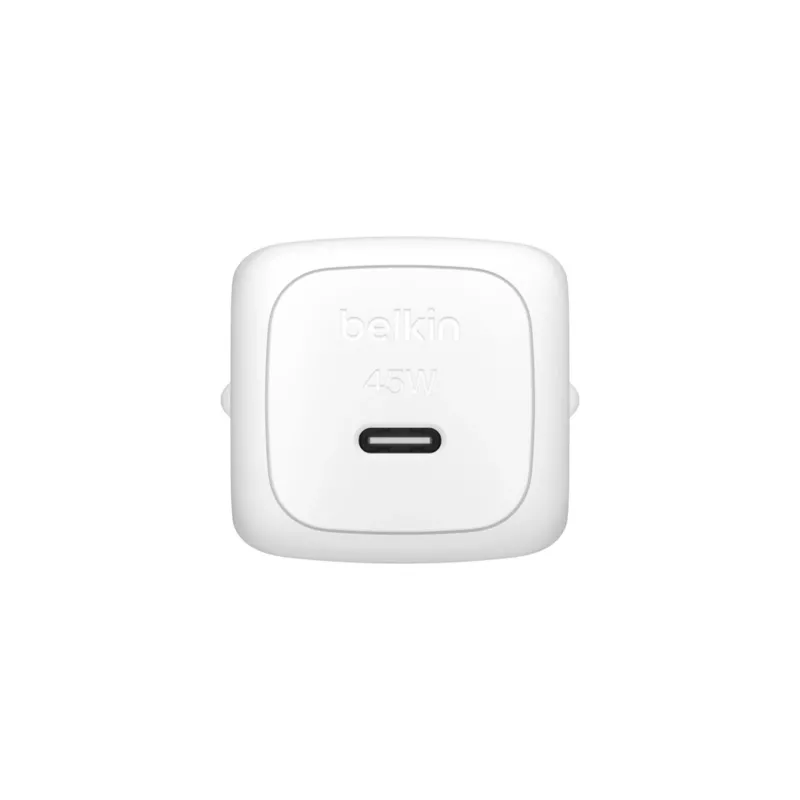 Carregador de interior Belkin WCA013kqWH universal carregamento rápido USB Type-C 1 conector branco