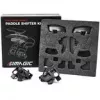 Módulo de patilhas de mudança Simagic S410 preto Dual Clutch, unidade de patilhas de substituição para racing rigs compatíveis