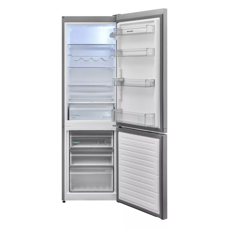 Combinado Sharp SJ-FBB04DTXSE independente 268 L prateado