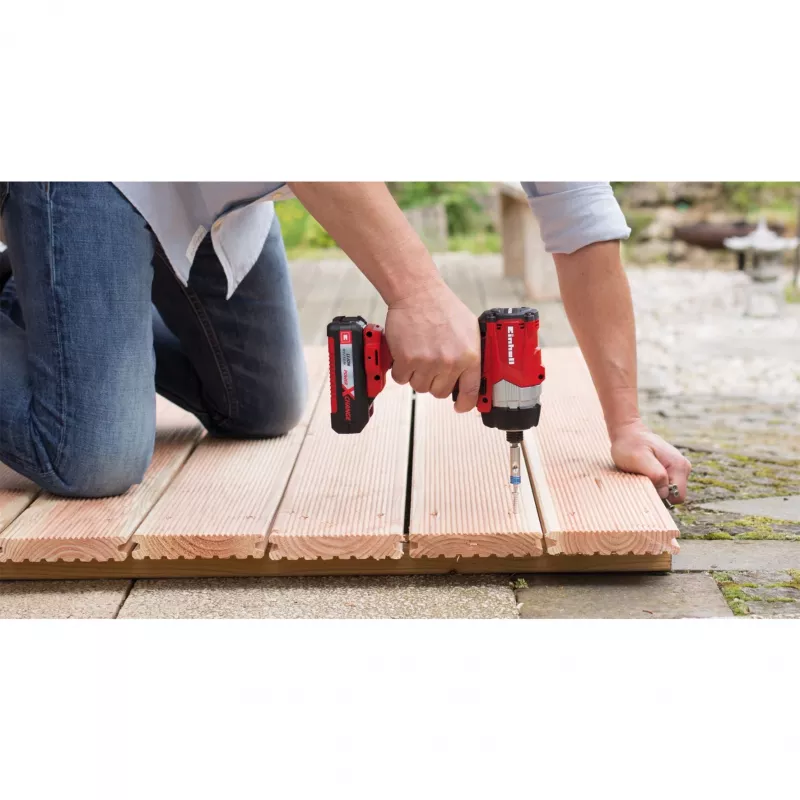 Chave de impacto sem fio profissional TP-CI 18 Li Brushless -solo, 18Volt (vermelho/preto, sem bateria e carregador)