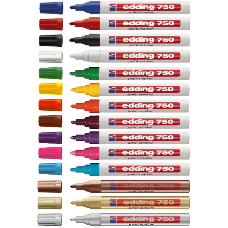 Marcador Edding 750 dourado