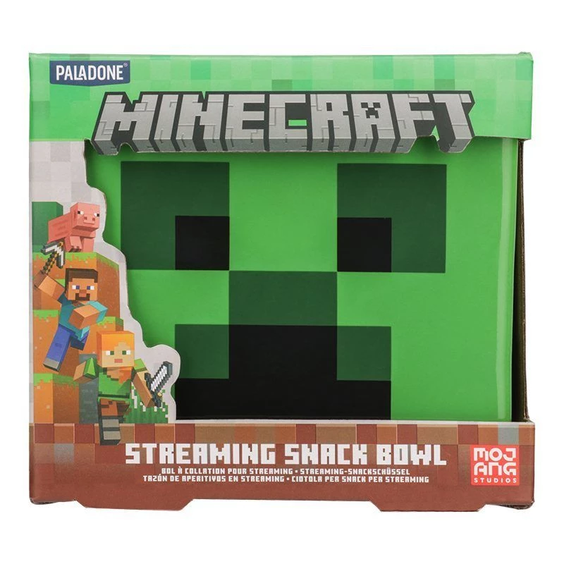Taça de snacks Paladone Minecraft Creeper Streaming