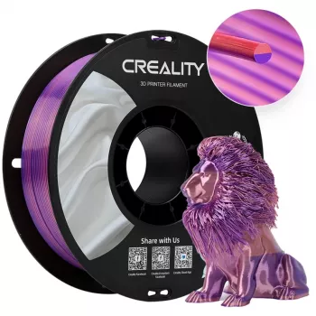 Filamento para impressora 3D Creality CR-Silk PLA 1,75 mm 1 kg – rosa roxo