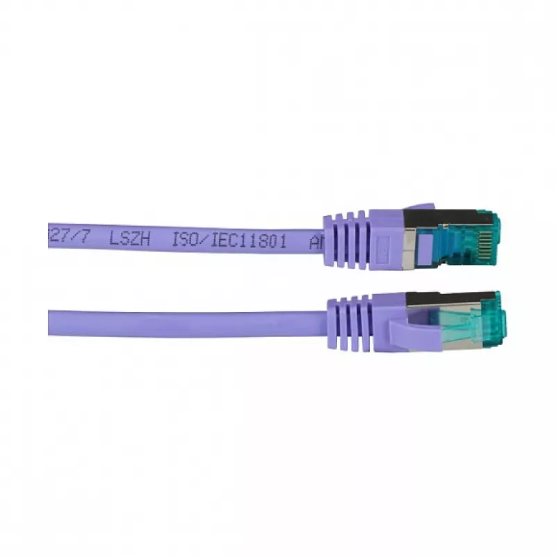 Cabo de rede RJ45 EFB-Elektronik Cat.6A S/FTP LSZH violeta 0,5m fabricante: EFB Elektronik (MK6001.0,5VI)