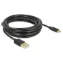 Cabo USB DeLOCK 83669 USB 2.0 4 m USB A USB C preto