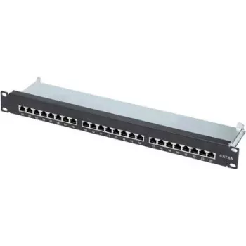 Patch panel de rede Renkforce 24 portas 48,26 cm (19) CAT 6a 1 U (RF-3353158)