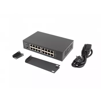 Comutador Lanberg RSGE-16 Rack 10/19 (16 portas 1Gb)
