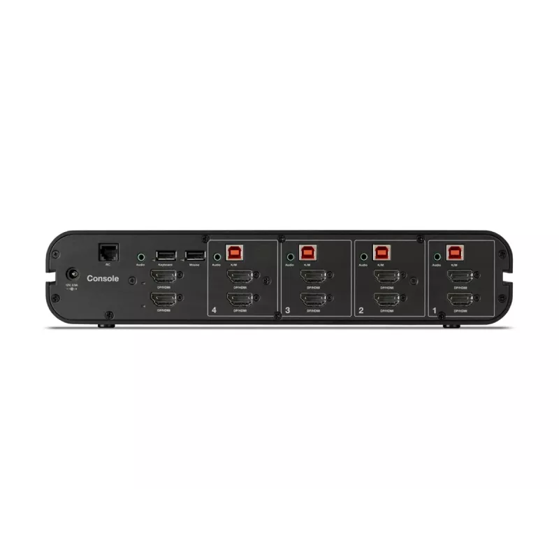 Belkin F1DN204KVM-UNN4 Universal Secure Dual-Head 4P comutador KVM de secretária