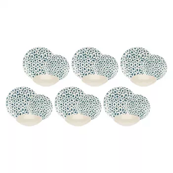 Serviço de mesa para 6 pessoas Rose&Tulipani R18420TA18 Design Sea Stones, 18 peças