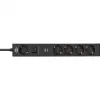 Brennenstuhl 1159780615 Régua de tomadas 1,5 m 5 tomadas AC interior preto, cinzento