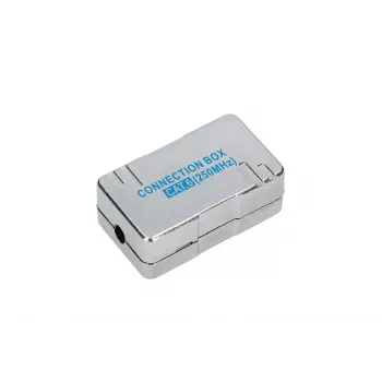 Tomada Extralink CAT6 STP, conector pass-through, prateado