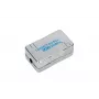Tomada Extralink CAT6 STP, conector pass-through, prateado