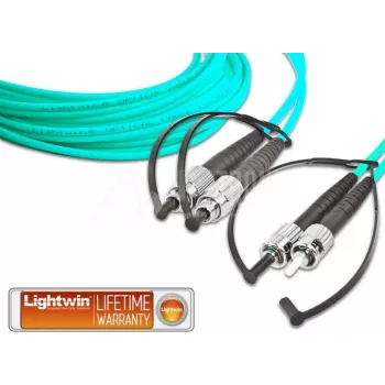 Lightwin LDP-50 FC-ST 5.0 OM3 cabo de fibra ótica 5 m cor aqua (LDP-50 FC-ST 5.0 OM3)