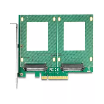 Adaptador U.2 interno DeLOCK 90162 Interface host PCIe indicadores LED