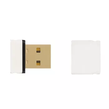 Qoltec - Adaptador de rede - USB 2.0 - 802.11b/g/n - Branco