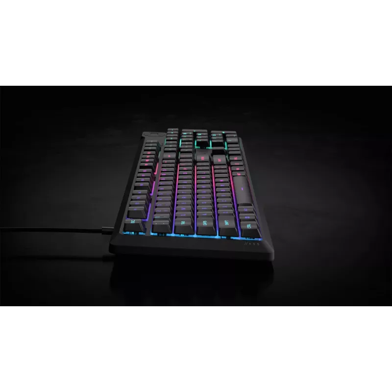 Corsair CH-9226D65-DE teclado Gaming USB QWERTZ Alemão cinzento
