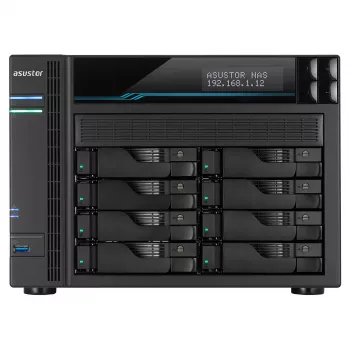 Asustor AS6508T NAS Torre Intel Atom® C3538 8 GB DDR4 0 TB ADM Preto
