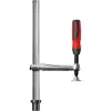 Grampo de rosca Bessey TW28-30-14-2K 30 cm preto vermelho aço inoxidável