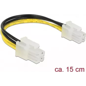 Cabo de alimentação interno DeLOCK 85450 0,15 m macho para macho