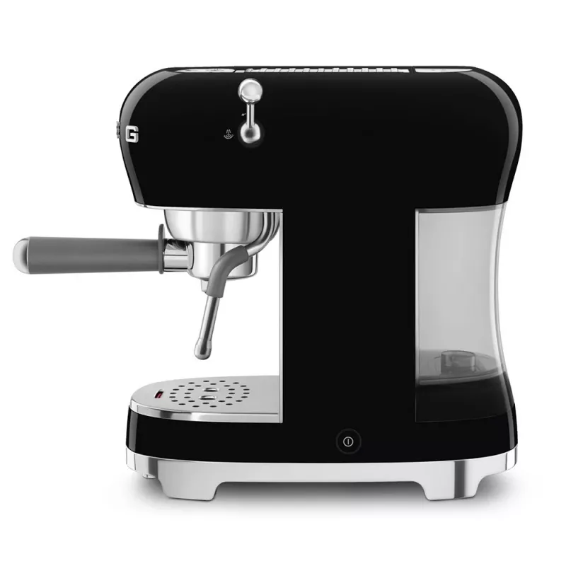 SMEG 50's Style ECF02BLEU máquina de espresso, 15 bar, preta