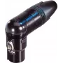 Neutrik conector fêmea XLR angular, número de polos: 3, preto NC3FRX-B 1 unid. (NC3FRX-B)
