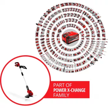 Aparador de relva Einhell GE-CT 18 Li Kit