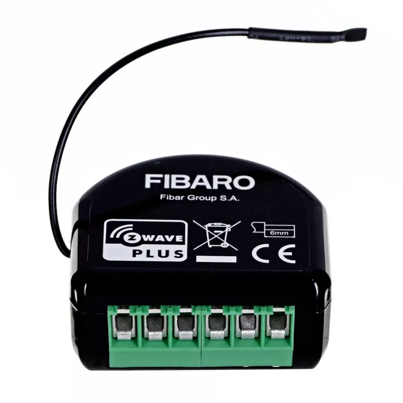 Módulo regulador de intensidade Fibaro Dimmer 2 FGD-212 Z-Wave, preto