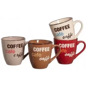 Caneca de café em cerâmica ritzenhoff & breker Coffee Talk 0,39 L resistente à máquina de lavar loiça