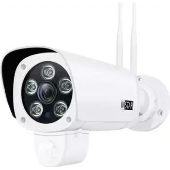 Câmara IP Instar IN-9808 4K branco — resolução 4K, visão noturna, deteção de movimento
