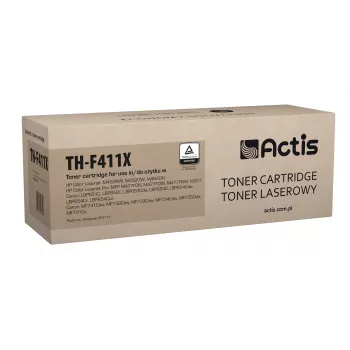 Toner Actis TH-F411X (substituto para HP 410X CF411X; Standard; 5000 páginas; ciano)