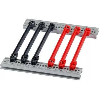 SCHROFF calha de guia tipo acessório, PC, 220 mm (24568-364)